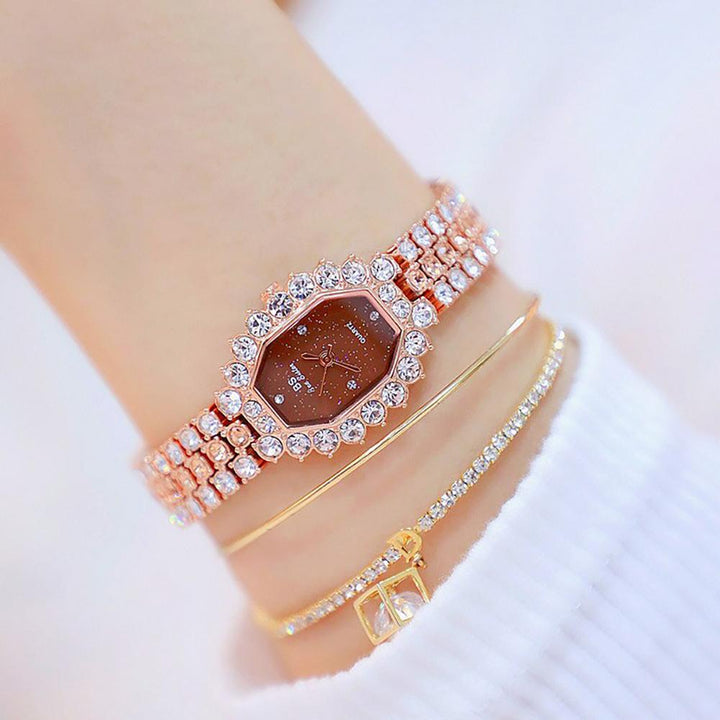 Watch - Dazzling Crystal Rhinestone Quartz Watch