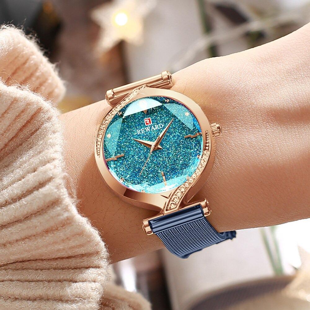 Watch - Dazzling Rhinestone Inlay Dial Quartz Watch