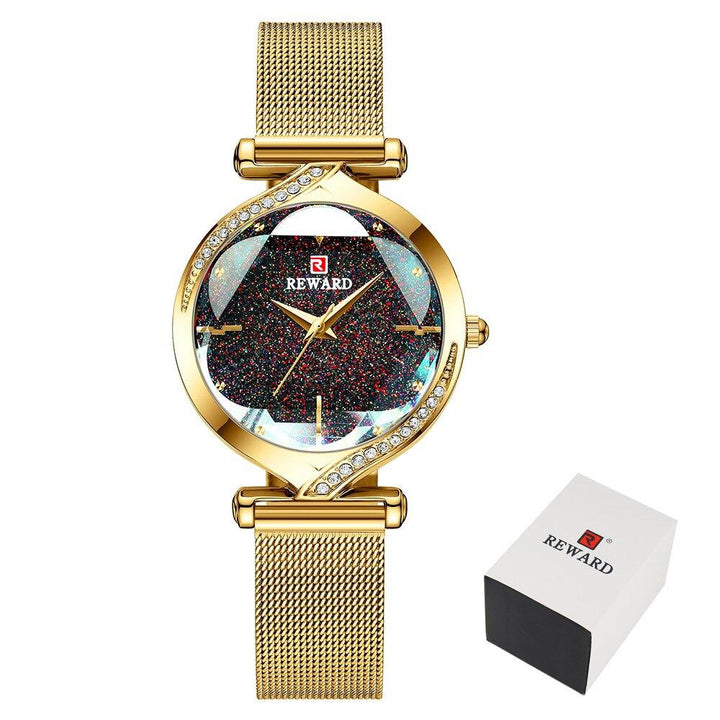 Watch - Dazzling Rhinestone Inlay Dial Quartz Watch