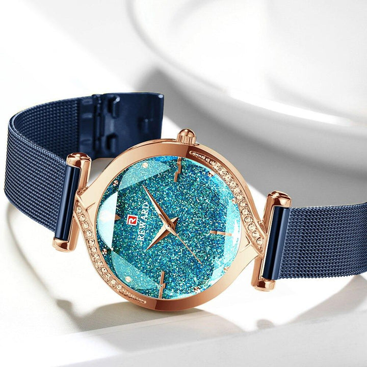 Watch - Dazzling Rhinestone Inlay Dial Quartz Watch