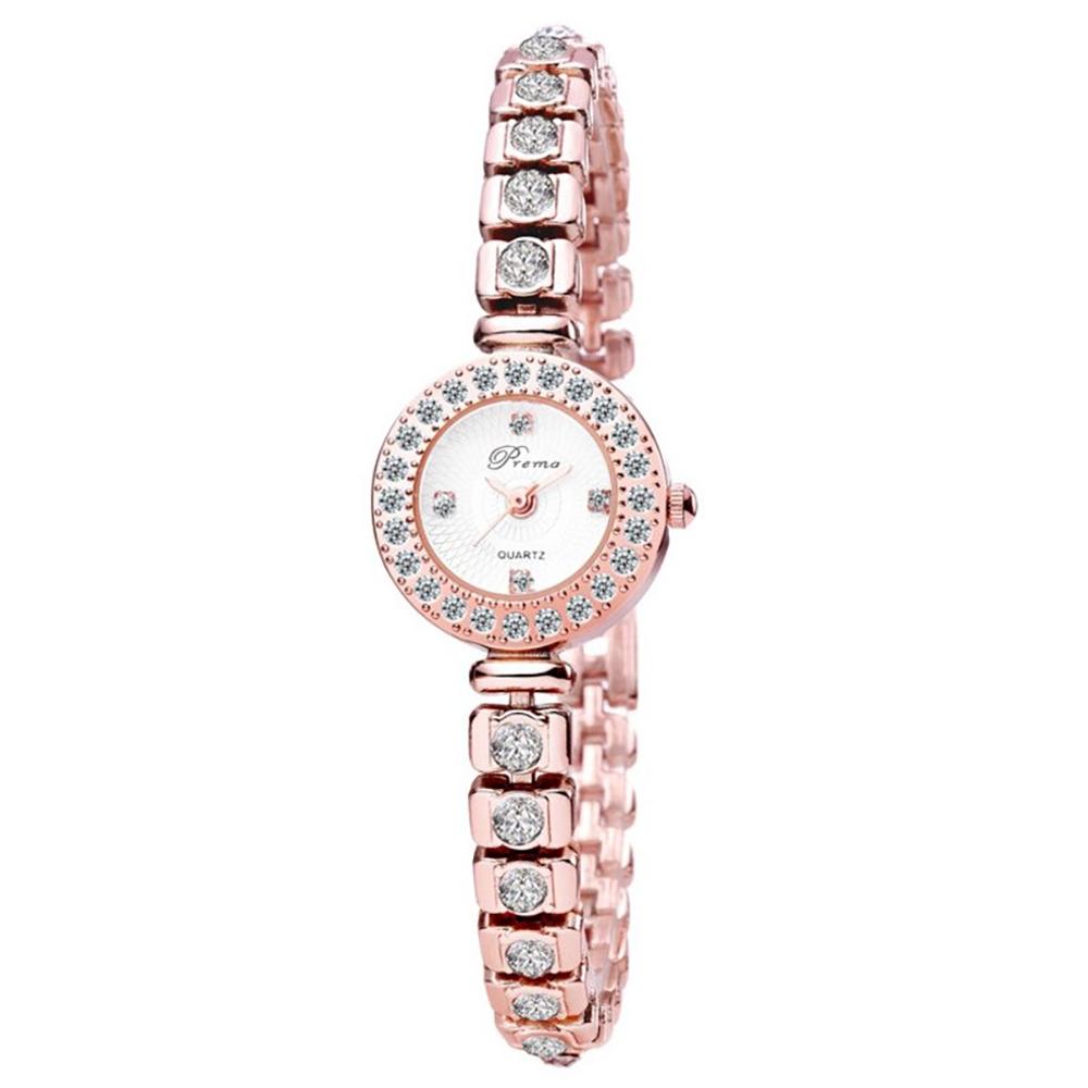 Watch - Dazzling Rhinestones In Stainless Steel Quartz Watch