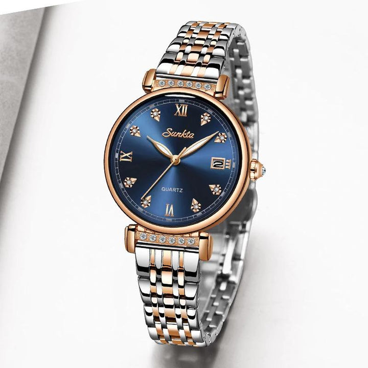 Watch - Debonair Rhinestone Glitz Dial Quartz Watch