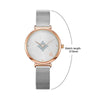 Watch - Delicate Curved Glitter Embellishment Dial Quartz Watch