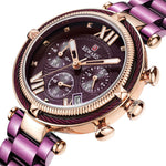 Watch - Delicate Multi-Functional Chronograph Quartz Watch