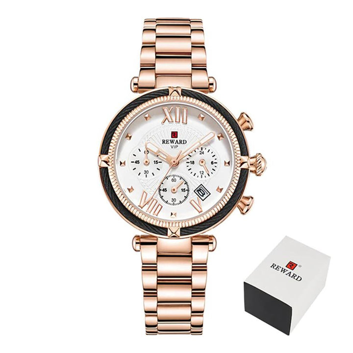 Watch - Delicate Multi-Functional Chronograph Quartz Watch