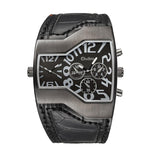 Watch - Deluxe Edition Quartz Watch With Snake Style Band Leather
