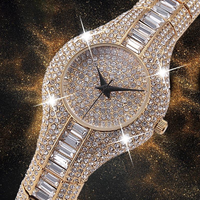 Watch - Deluxe Rhinestone Embellished Quartz Watch