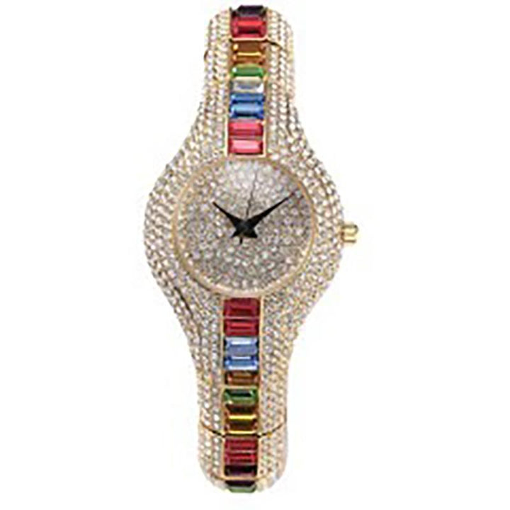 Watch - Deluxe Rhinestone Embellished Quartz Watch