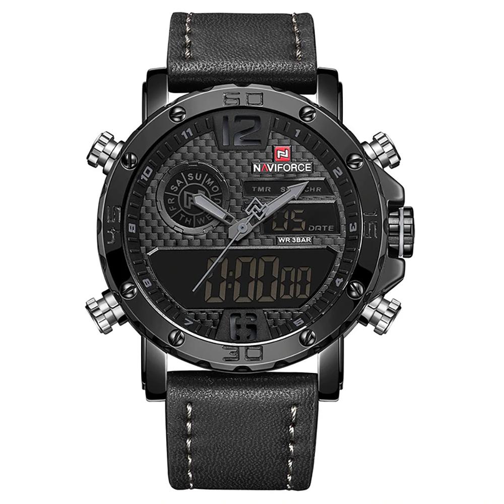 Watch - Digital Dual Time Display Military Quartz Watch