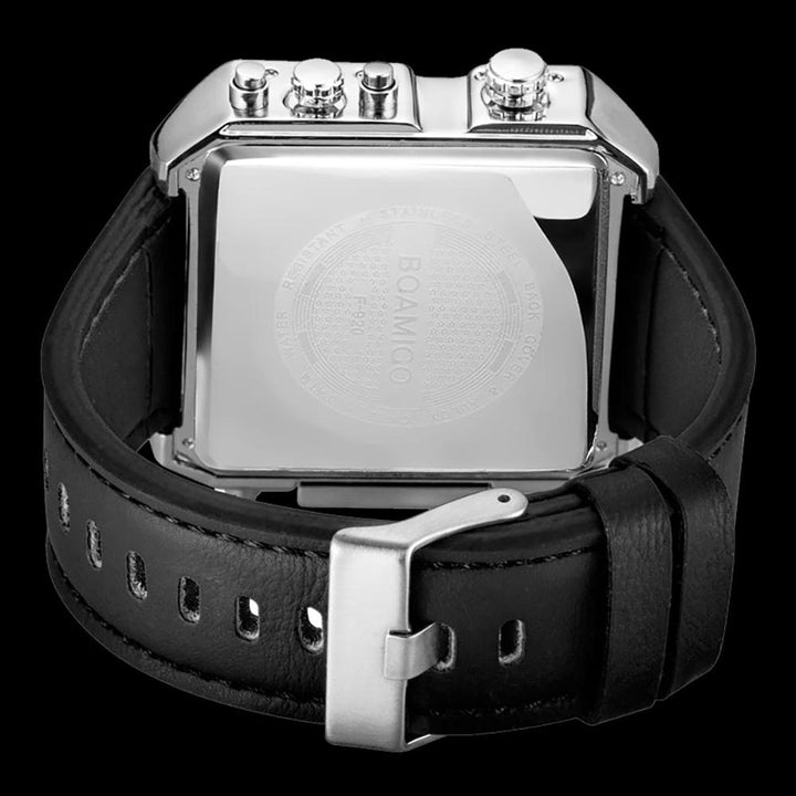 Watch - Digital Sport Fashion Leather Wristwatch