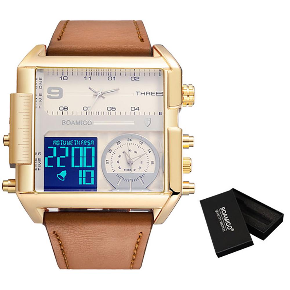 Watch - Digital Sport Fashion Leather Wristwatch