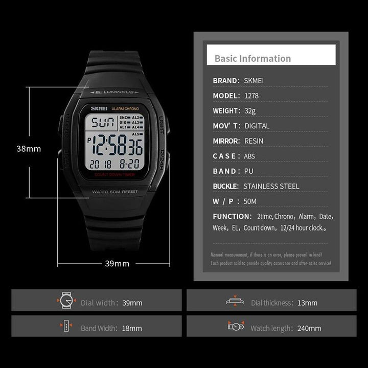 Watch - Digital Sports Fashion Collection Wrist Watch