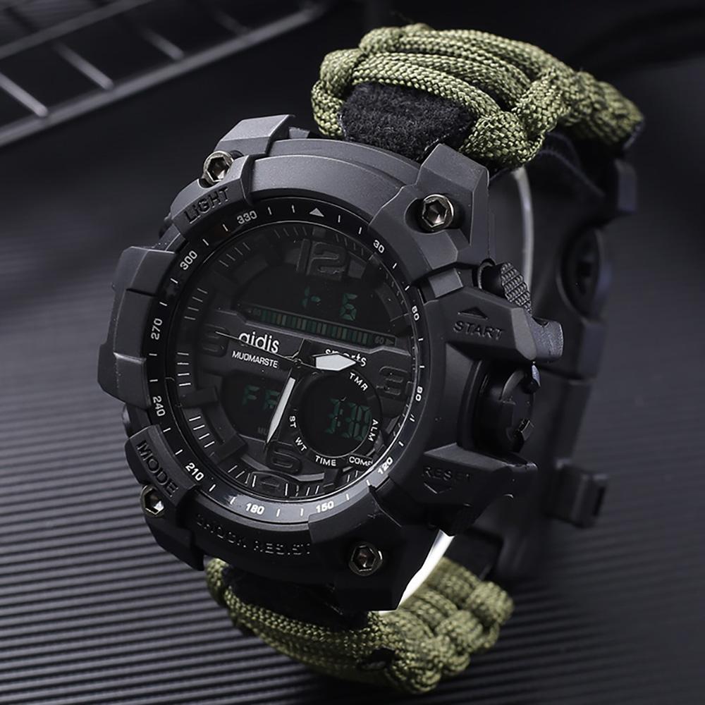 Watch - Digital Survival Wristwatch With Compass