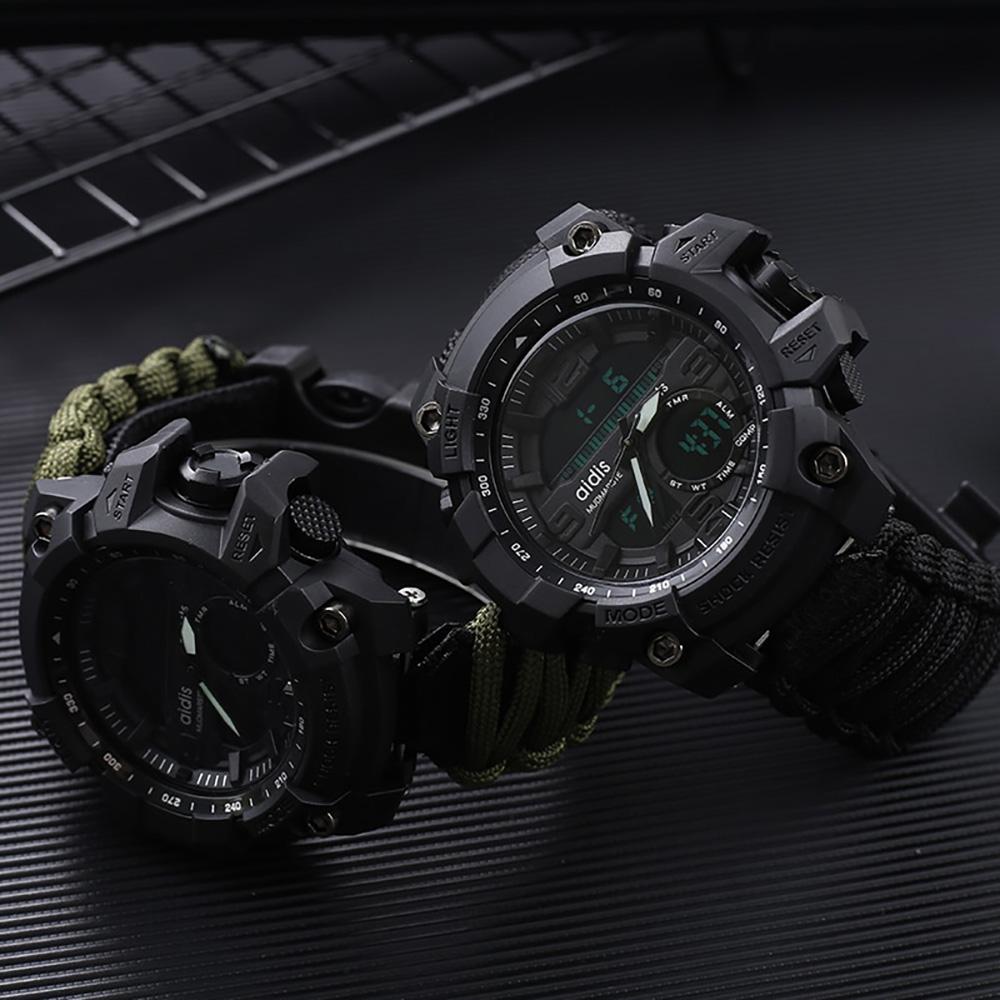 Watch - Digital Survival Wristwatch With Compass