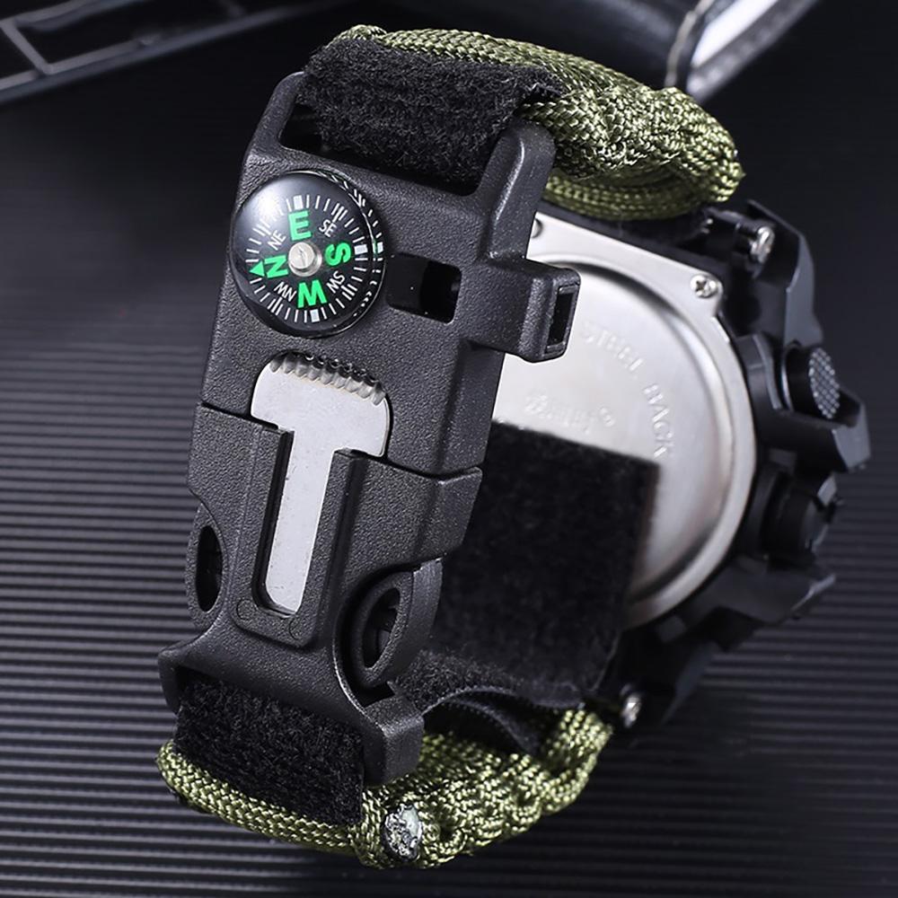 Watch - Digital Survival Wristwatch With Compass