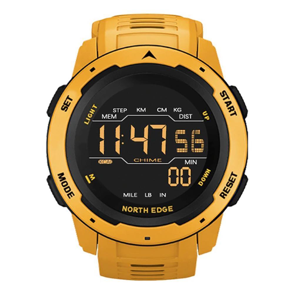 Watch - Dual Time Display Outdoor Sports Pedometer Digital Watch