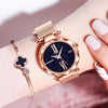 Elegant and Sparkling Starry Wrist Watch For Women