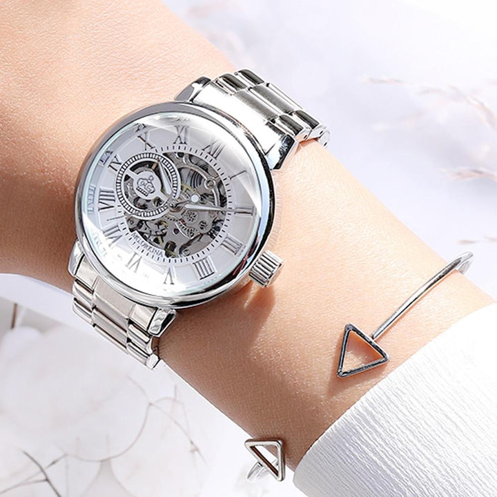 Watch - Elegant Skeleton Dial Self-Winding Wristwatch