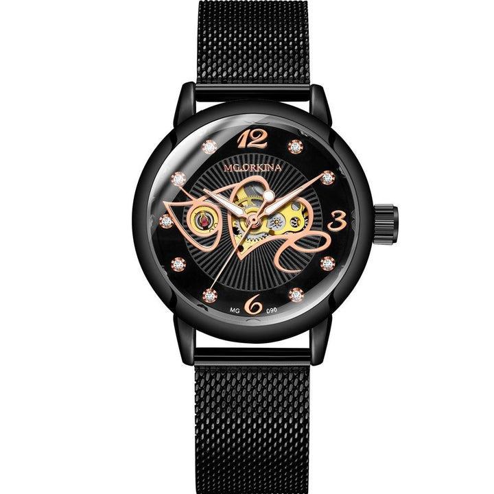 Watch - Elegant Skeleton Dial Self-Winding Wristwatch