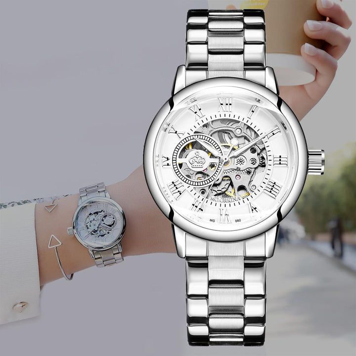 Watch - Elegant Skeleton Dial Self-Winding Wristwatch