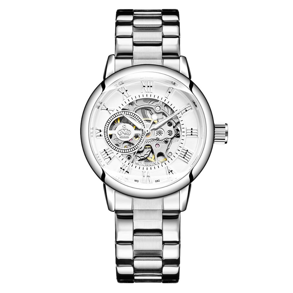 Watch - Elegant Skeleton Dial Self-Winding Wristwatch