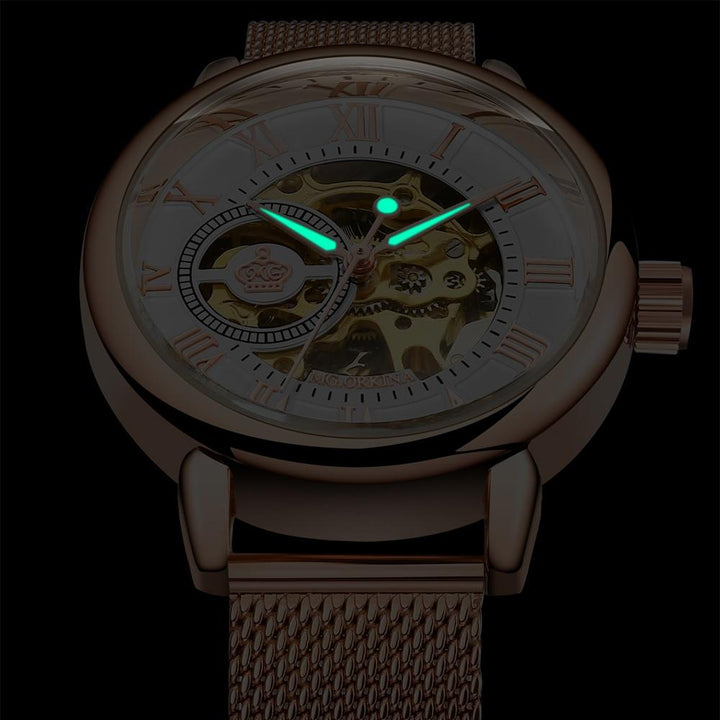 Watch - Elegant Skeleton Dial Self-Winding Wristwatch