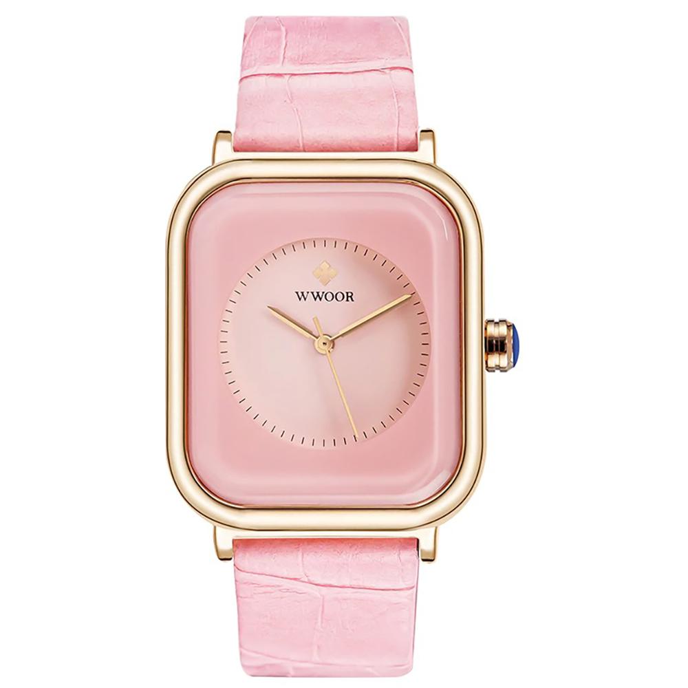 Watch - Elegant Square Case With Sophisticated Band Quartz Watch