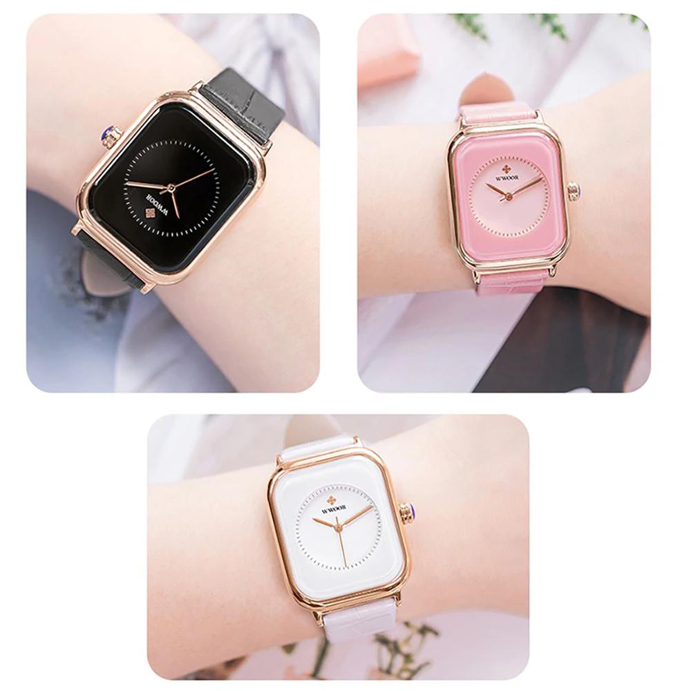 Watch - Elegant Square Case With Sophisticated Band Quartz Watch