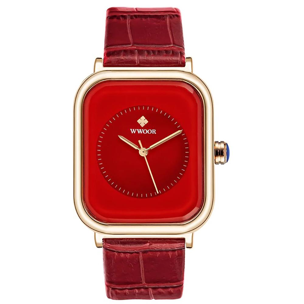 Watch - Elegant Square Case With Sophisticated Band Quartz Watch