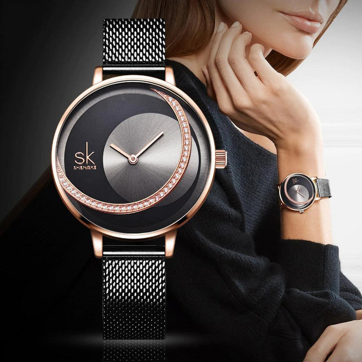 Watch - Elegant Ultra-thin Case Quartz Watch