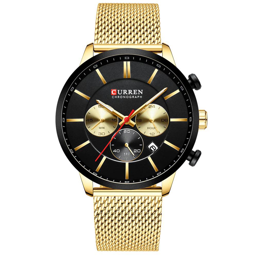 Watch - Excellent Water-resistant Sports Chronograph Quartz Watch