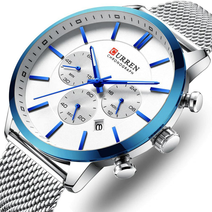 Watch - Excellent Water-resistant Sports Chronograph Quartz Watch