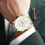 Watch - Excellent Water-resistant Sports Chronograph Quartz Watch