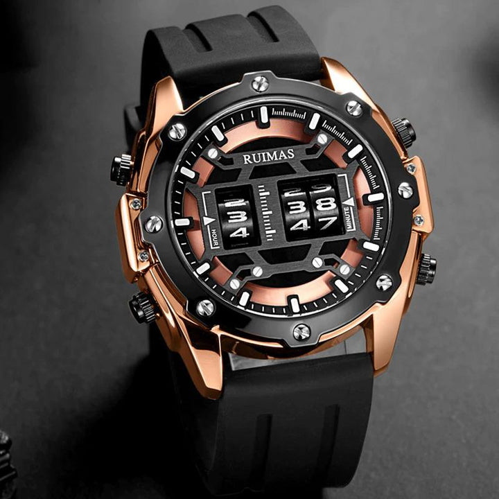 Watch - Exceptional Rotating Calendar Dial Quartz Watch