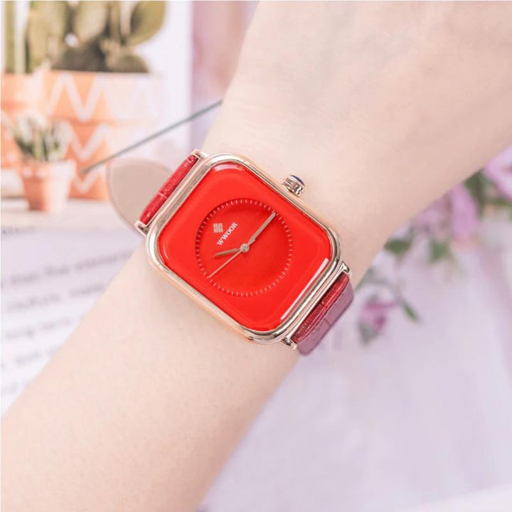 Watch - Exquisite Dial Square Case Quartz Watch