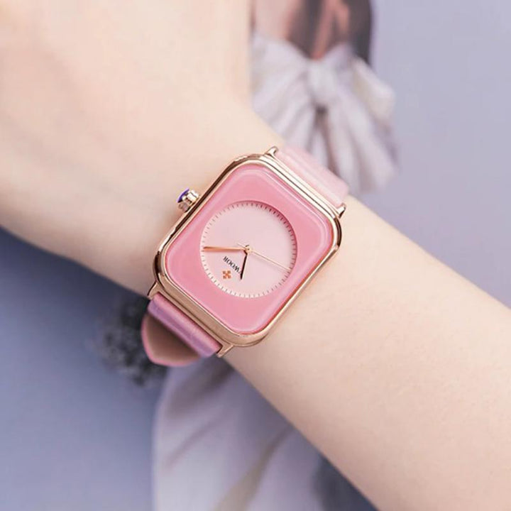 Watch - Exquisite Dial Square Case Quartz Watch