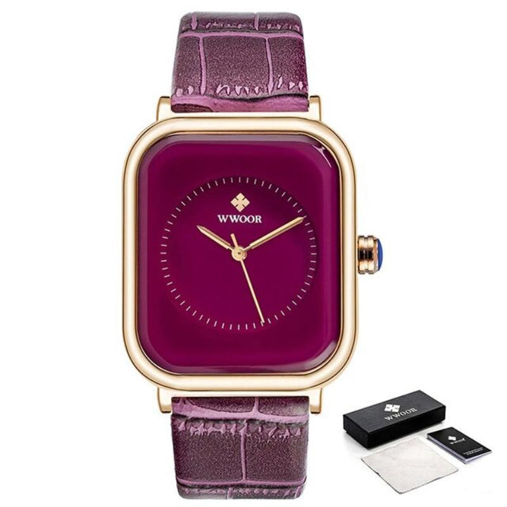 Watch - Exquisite Dial Square Case Quartz Watch