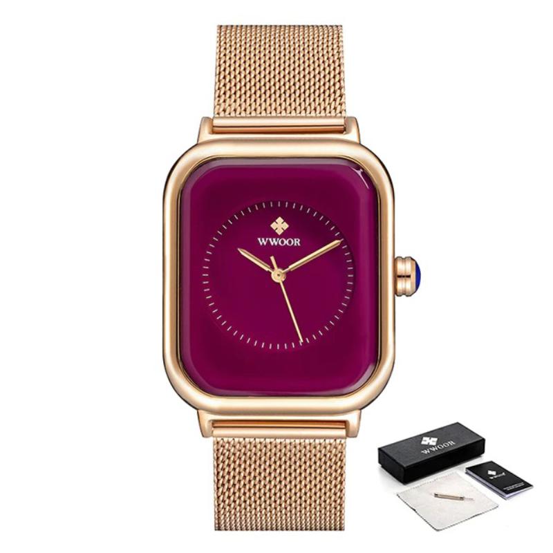 Watch - Exquisite Dial Square Case Quartz Watch