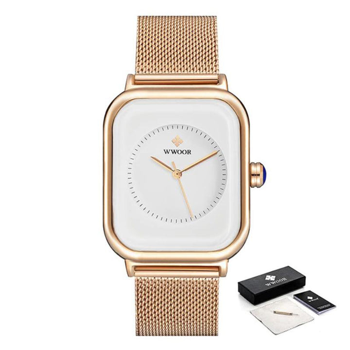 Watch - Exquisite Dial Square Case Quartz Watch