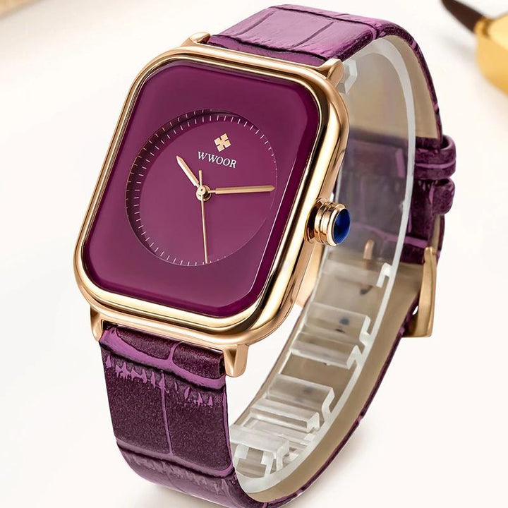 Watch - Exquisite Dial Square Case Quartz Watch