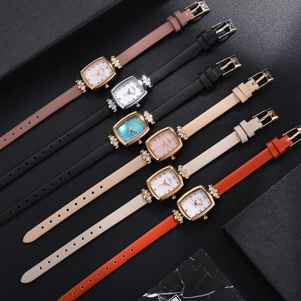 Watch - Exquisite Rectangular Dial With Rhinestones Quartz Watch