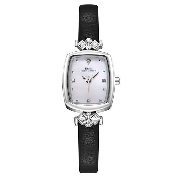 Watch - Exquisite Rectangular Dial With Rhinestones Quartz Watch