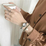 Watch - Exquisite Retro Style Mest Strap Quartz Watch