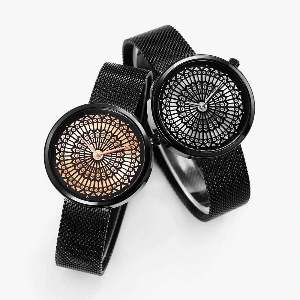 Watch - Eye-catching Mandala Grille Dial Quartz Watch