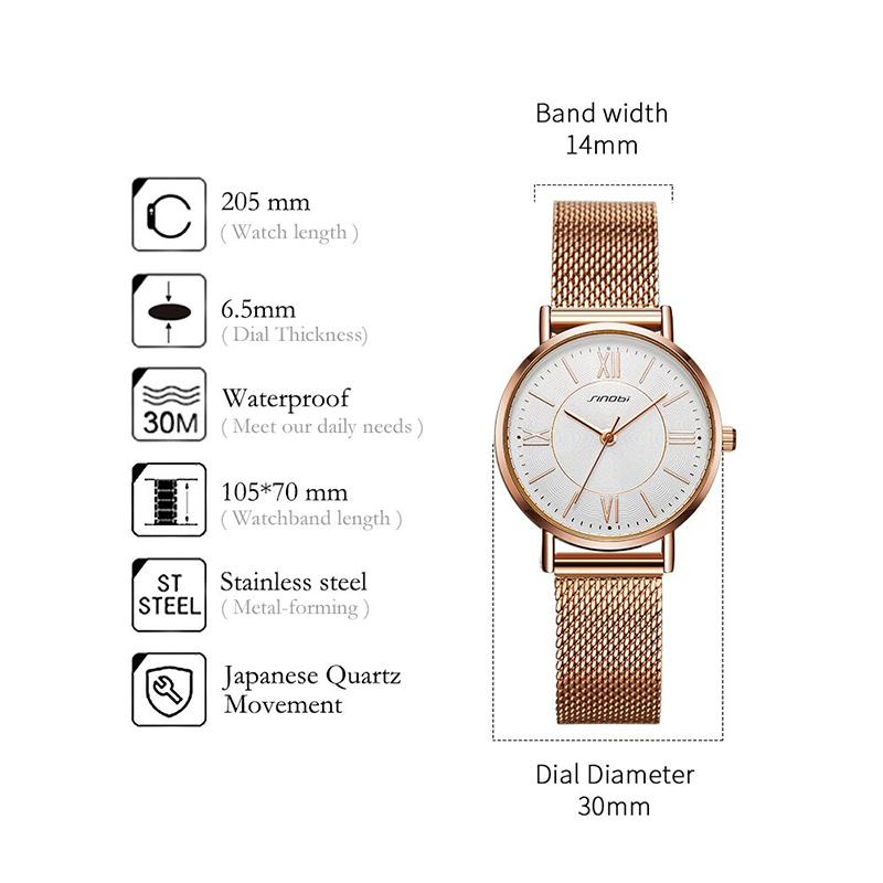 Watch - Fascinating Mesh Strap Fashion Quartz Watch