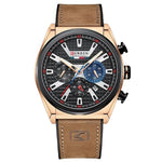 Watch - Fashion Leisure Three-eye Chronograph Quartz Watch