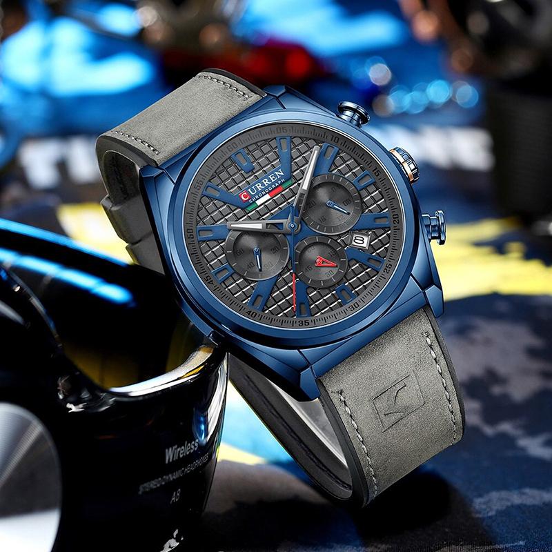 Watch - Fashion Leisure Three-eye Chronograph Quartz Watch