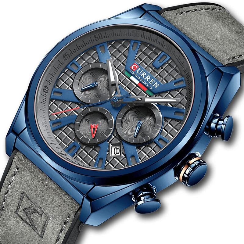 Watch - Fashion Leisure Three-eye Chronograph Quartz Watch