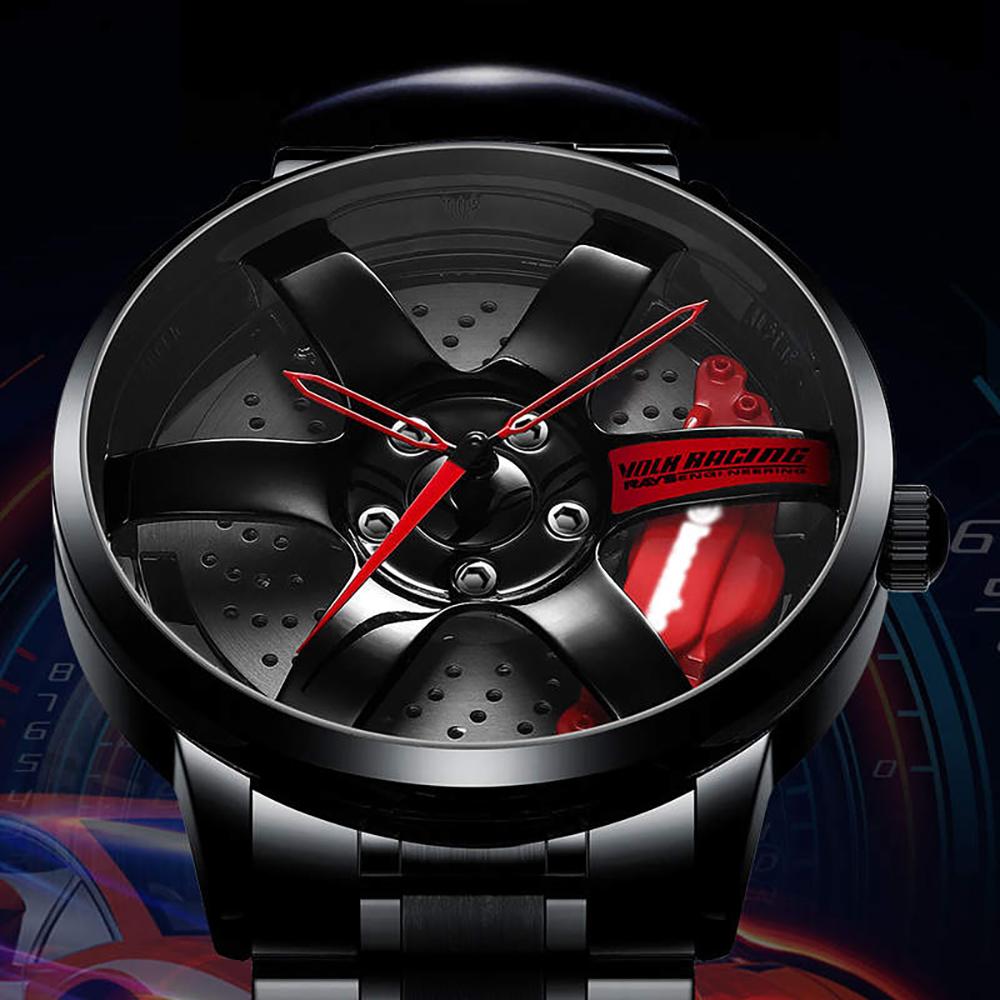 Watch - Fashion Trend Sports Car Wheel Rim Quartz Watch