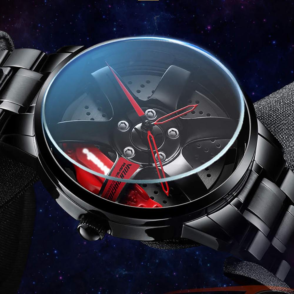 Watch - Fashion Trend Sports Car Wheel Rim Quartz Watch